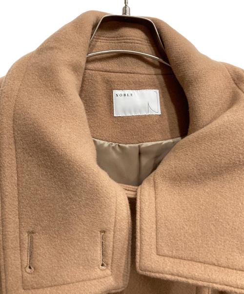 Noble（ノーブル）Noble (ノーブル) スタンドカラーオーバーコート ベージュ サイズ:下記参照の古着・服飾アイテム