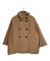 Noble（ノーブル）の古着「スタンドカラーオーバーコート」｜ベージュ