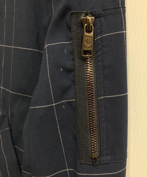 BLACK LABEL CRESTBRIDGE（ブラックレーベル クレストブリッジ）BLACK LABEL CRESTBRIDGE (ブラックレーベル クレストブリッジ) MA-1ジャケット ネイビー サイズ:Lの古着・服飾アイテム