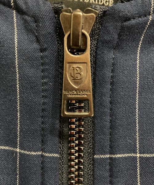 BLACK LABEL CRESTBRIDGE（ブラックレーベル クレストブリッジ）BLACK LABEL CRESTBRIDGE (ブラックレーベル クレストブリッジ) MA-1ジャケット ネイビー サイズ:Lの古着・服飾アイテム