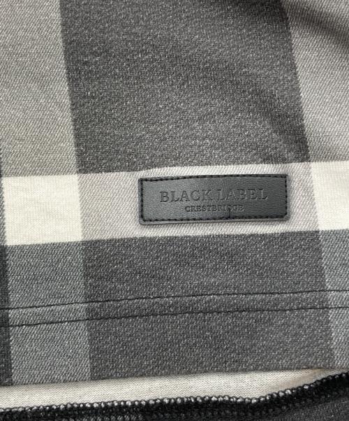 BLACK LABEL CRESTBRIDGE（ブラックレーベル クレストブリッジ）BLACK LABEL CRESTBRIDGE (ブラックレーベル クレストブリッジ) チェック柄Tシャツ グレー サイズ:Lの古着・服飾アイテム