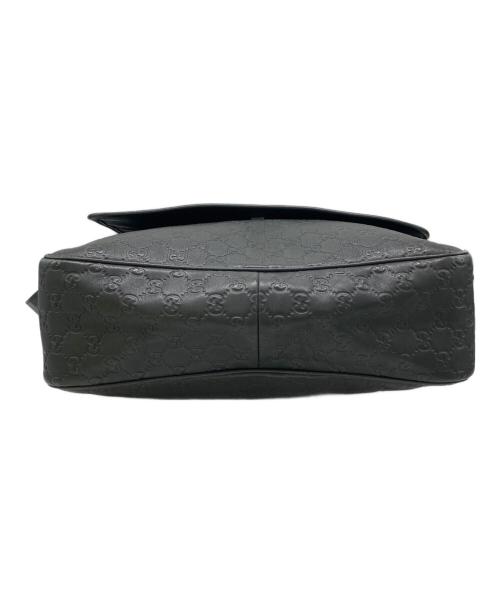 GUCCI（グッチ）GUCCI (グッチ) グッチシマ メッセンジャーバッグ ブラックの古着・服飾アイテム