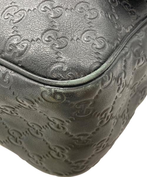 GUCCI（グッチ）GUCCI (グッチ) グッチシマ メッセンジャーバッグ ブラックの古着・服飾アイテム