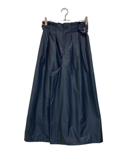 MACPHEE（マカフィー）MACPHEE (マカフィー) クリスピータフタ タックワイドパンツ ネイビー サイズ:36の古着・服飾アイテム