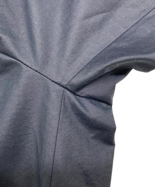 MACPHEE（マカフィー）MACPHEE (マカフィー) クリスピータフタ タックワイドパンツ ネイビー サイズ:36の古着・服飾アイテム