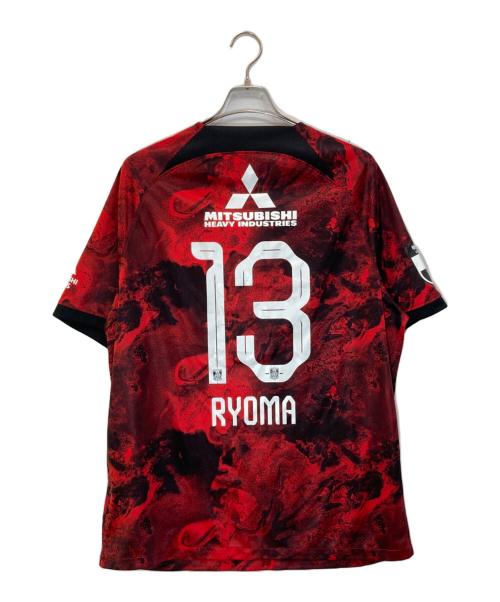 NIKE（ナイキ）NIKE (ナイキ) サッカーユニフォームTシャツ ブラック×レッド サイズ:3XLの古着・服飾アイテム