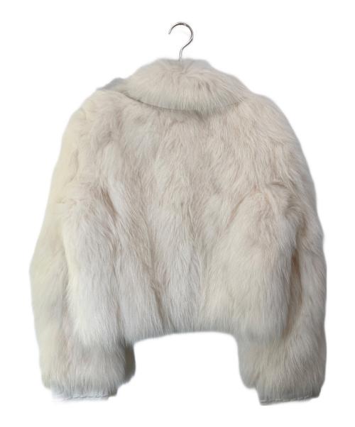 FENDI（フェンディ）FENDI (フェンディ) フォックスファージャケット ホワイト サイズ:38の古着・服飾アイテム