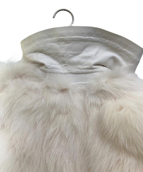 FENDI（フェンディ）FENDI (フェンディ) フォックスファージャケット ホワイト サイズ:38の古着・服飾アイテム