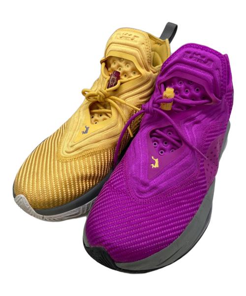 NIKE（ナイキ）NIKE (ナイキ) LeBron Soldier 14 EP イエロー×パープル サイズ:28.5の古着・服飾アイテム