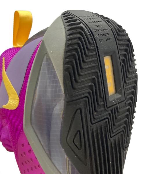 NIKE（ナイキ）NIKE (ナイキ) LeBron Soldier 14 EP イエロー×パープル サイズ:28.5の古着・服飾アイテム