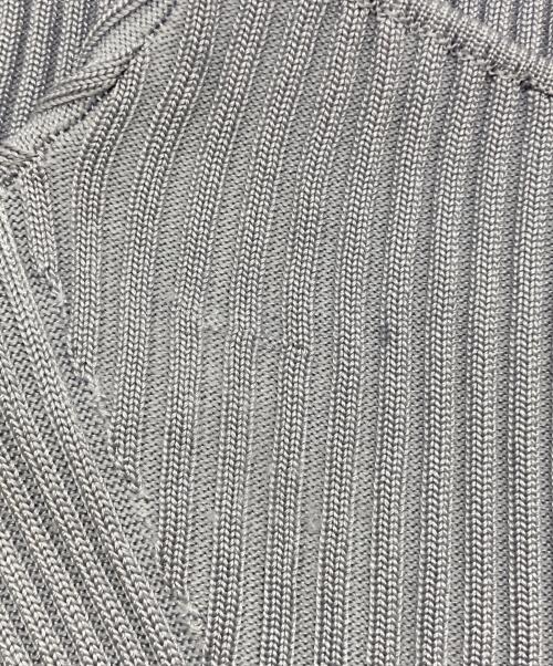 anuans（アニュアンス）anuans (アニュアンス) アシメネックストレートニットワンピース ブルー サイズ:FREEの古着・服飾アイテム