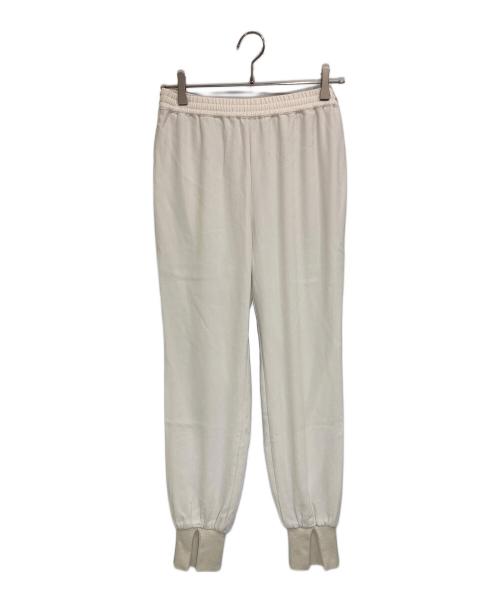 Col Pierrot（コルピエロ）Col Pierrot (コルピエロ) ジョーゼットスソリブパンツ ベージュ サイズ:36の古着・服飾アイテム