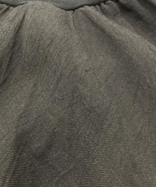 AK+1（エーケーワン）AK+1 (エーケーワン) Demi-Luxe Beams (デミルクス ビームス) リネン マキシスカート ブラック サイズ:-の古着・服飾アイテム