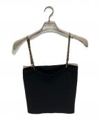 DEUXIEME CLASSEドゥーズィエム クラス）の古着「チェーン キャミソール」｜ブラック