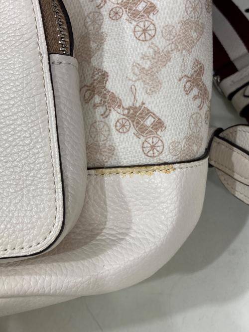 COACH（コーチ）COACH (コーチ) ホースアンドキャリッジバックパック ベージュの古着・服飾アイテム