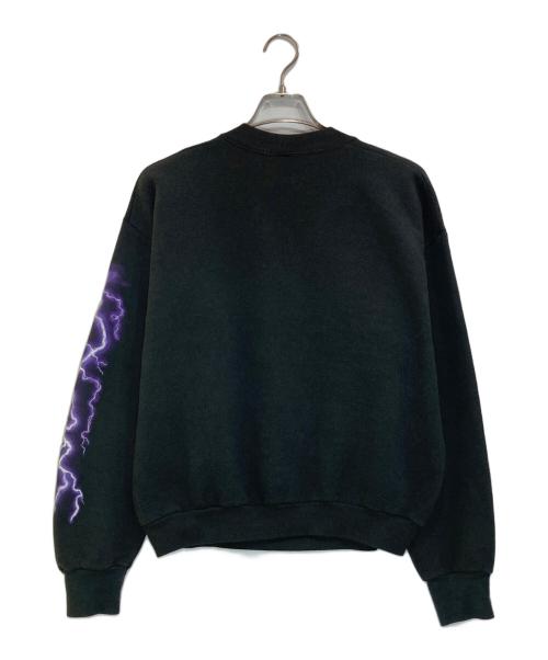 FRUIT OF THE LOOM（フルーツオブザルーム）FRUIT OF THE LOOM (フルーツオブザルーム) プリントスウェット ブラック サイズ:Lの古着・服飾アイテム