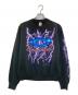 FRUIT OF THE LOOM（フルーツオブザルーム）の古着「プリントスウェット」｜ブラック