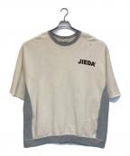 jieda×MONKEY TIMEジエダ×モンキータイム）の古着「jieda×MT SWT」｜アイボリー×グレー