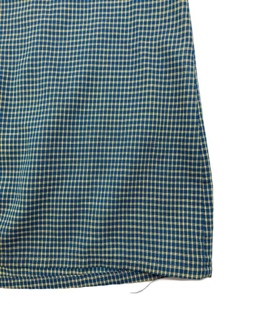 VAN HEUSEN（ヴァンヒューセン/バンヒューゼン）VAN HEUSEN (ヴァンヒューセン/バンヒューゼン) ヴィンテージチェックシャツ グリーン サイズ:Mの古着・服飾アイテム