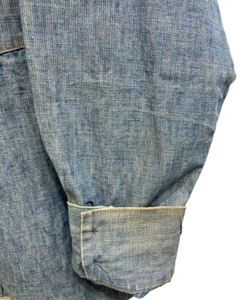 LEVI'S（リーバイス）LEVI'S (リーバイス) ワッペン刺繍デニムシャツ ブルー サイズ:XLの古着・服飾アイテム
