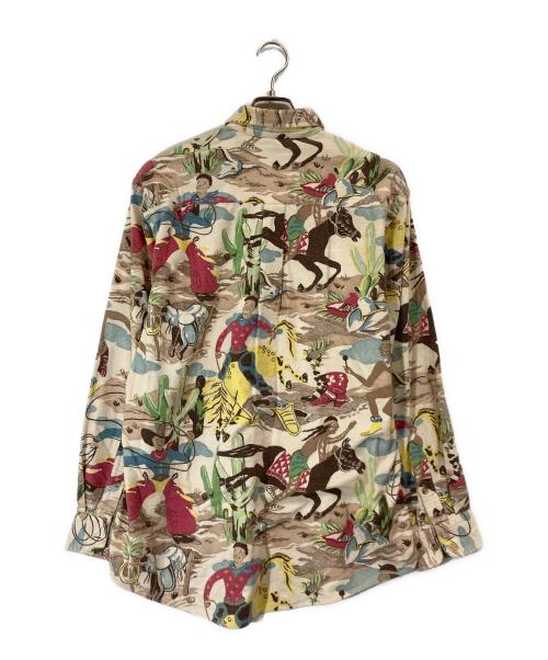 SHADOW BOXER（シャドウボクサー）SHADOW BOXER (シャドウボクサー) カウボーイシャツ ベージュ サイズ:Mの古着・服飾アイテム