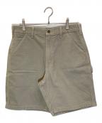 CarHarttカーハート）の古着「ペインターハーフパンツ」｜ベージュ