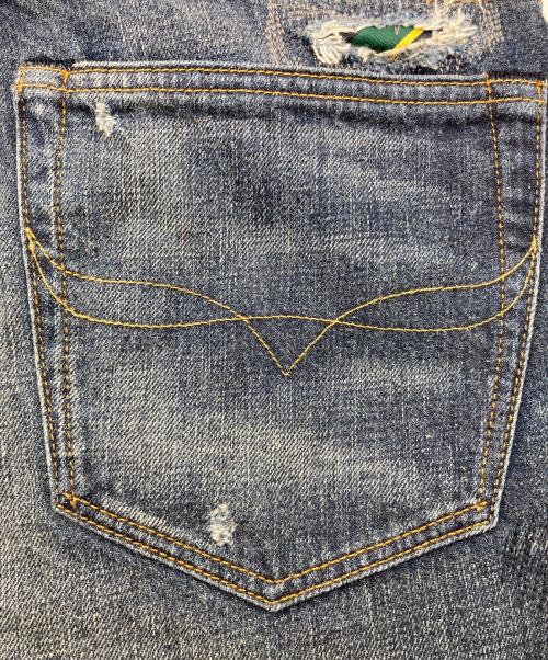 POLO RALPH LAUREN（ポロ・ラルフローレン）POLO RALPH LAUREN (ポロ・ラルフローレン) パッチワークデニム ブルー サイズ:W28の古着・服飾アイテム