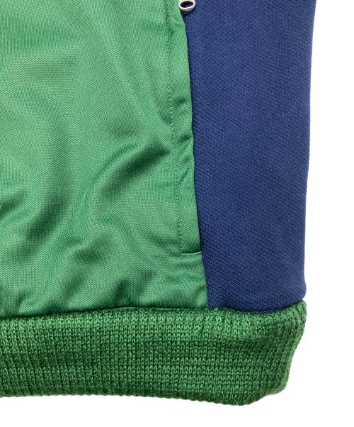 adidas（アディダス）adidas (アディダス) BRAIN DEAD (ブレインデッド) TRACK TOP グリーン×ネイビー サイズ:JPN XLの古着・服飾アイテム