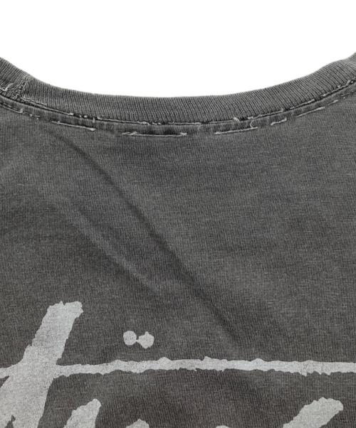 stussy（ステューシー）stussy (ステューシー) ダイスプリントtシャツ グレー サイズ:XLの古着・服飾アイテム