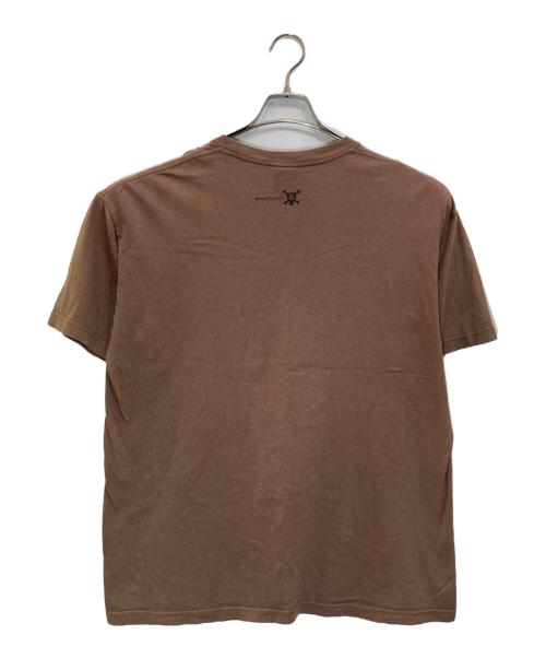 stussy（ステューシー）stussy (ステューシー) 00sプリントTシャツ ブラウン サイズ:XLの古着・服飾アイテム