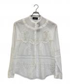 DSQUARED2ディースクエアード）の古着「dropped shoulder shirt」｜ホワイト