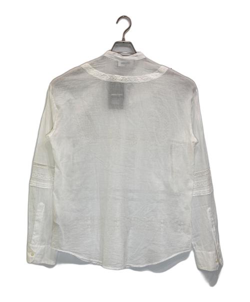 DSQUARED2（ディースクエアード）DSQUARED2 (ディースクエアード) dropped shoulder shirt ホワイト サイズ:48の古着・服飾アイテム