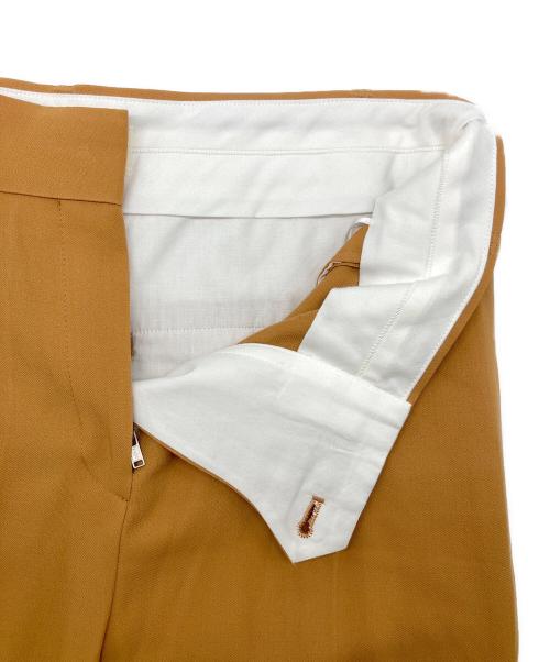 CYCLAS（シクラス）CYCLAS (シクラス) センタープレスカラーパンツ ブラウン サイズ:38の古着・服飾アイテム