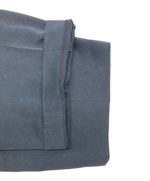 DRAWER（ドゥロワー）DRAWER (ドゥロワー) シルクジョーゼットバックゴムタックパンツ ネイビー サイズ:38の古着・服飾アイテム