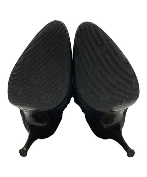 BALMAIN（バルマン）BALMAIN (バルマン) GIUSEPPE ZANOTTI (ジュゼッペザノッティ) レースアップヒールブーツ ブラック サイズ:SIZE 35 1/2の古着・服飾アイテム