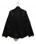 ADRER (アドラー) ジップデザインシャツジャケット ブラック サイズ:M：4000円