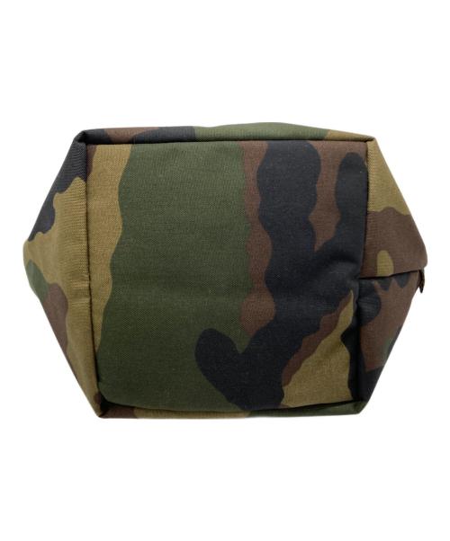 Herve Chapelier（エルベシャプリエ）Herve Chapelier (エルベシャプリエ) カモ柄舟形ミニトートバッグ カーキの古着・服飾アイテム