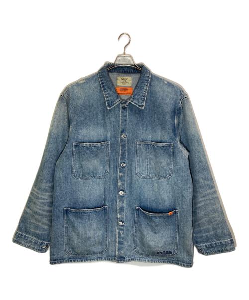 AVIREX（アヴィレックス）AVIREX (アヴィレックス) UNIVERSAL OVERALL (ユニバーサルオーバーオール) DENIM COVERALL インディゴ サイズ:2XLの古着・服飾アイテム