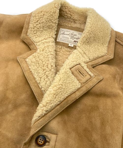 AVIREX（アヴィレックス）AVIREX (アヴィレックス) ムートンコート ベージュ サイズ:XLの古着・服飾アイテム