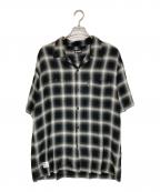 Schottショット）の古着「OMBRE PLAID SS SHIRT」｜グレー