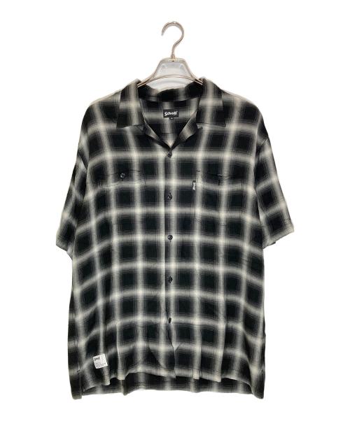 Schott（ショット）Schott (ショット) OMBRE PLAID SS SHIRT グレー サイズ:XLの古着・服飾アイテム