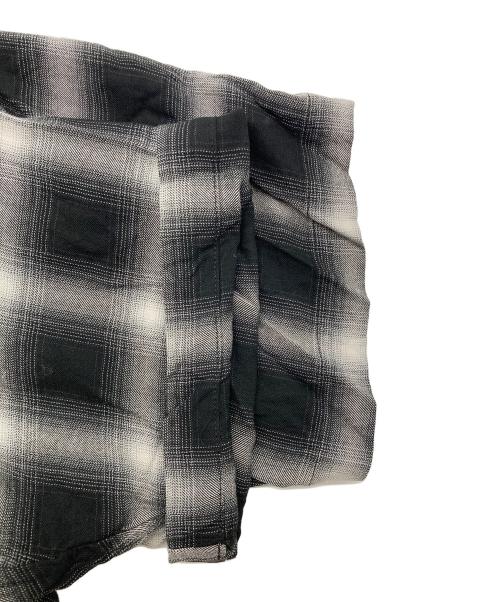 Schott（ショット）Schott (ショット) OMBRE PLAID SS SHIRT グレー サイズ:XLの古着・服飾アイテム