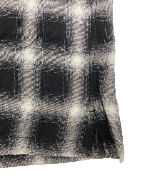 Schott（ショット）Schott (ショット) OMBRE PLAID SS SHIRT グレー サイズ:XLの古着・服飾アイテム