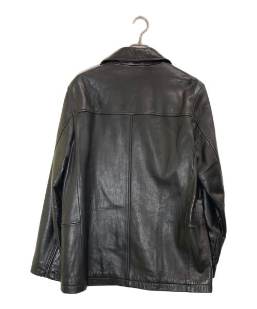 Eddie Bauer（エディーバウアー）Eddie Bauer (エディーバウアー) シープスキンジャケット ブラック サイズ:Mの古着・服飾アイテム