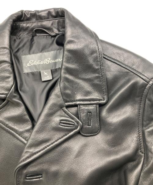Eddie Bauer（エディーバウアー）Eddie Bauer (エディーバウアー) シープスキンジャケット ブラック サイズ:Mの古着・服飾アイテム