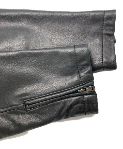 Eddie Bauer（エディーバウアー）Eddie Bauer (エディーバウアー) シープスキンジャケット ブラック サイズ:Mの古着・服飾アイテム