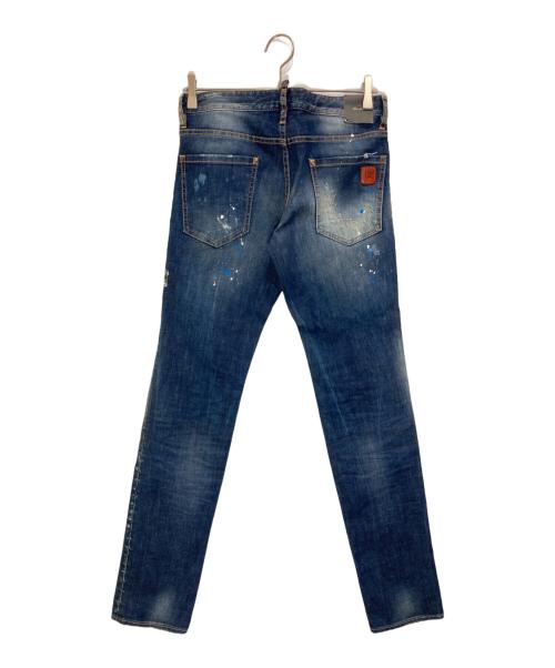 DSQUARED2（ディースクエアード）DSQUARED2 (ディースクエアード) SLIM JEAN インディゴ サイズ:44の古着・服飾アイテム