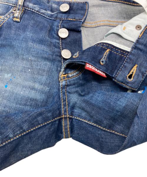 DSQUARED2（ディースクエアード）DSQUARED2 (ディースクエアード) SLIM JEAN インディゴ サイズ:44の古着・服飾アイテム
