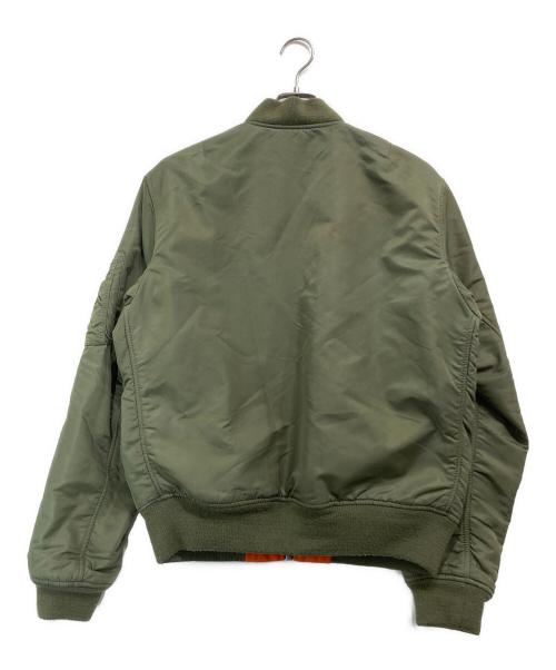 POLO RALPH LAUREN（ポロ・ラルフローレン）POLO RALPH LAUREN (ポロ・ラルフローレン) MA-1ジャケット カーキ サイズ:Mの古着・服飾アイテム