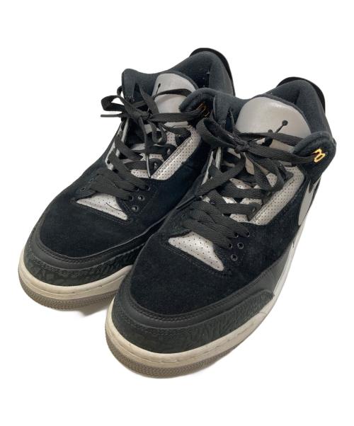NIKE（ナイキ）NIKE (ナイキ) Air Jordan 3 Retro ブラック×グレー サイズ:28の古着・服飾アイテム